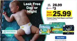 Meijer Pampers Super Pack Diapers and Pants offer