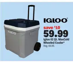 Meijer Igloo 62 Qt. MaxCold Wheeled Cooler offer