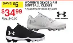 Dunham's Sports UNDER ARMOUR WOMEN'S GLYDE 2 RM SOFTBALL CLEATS offer