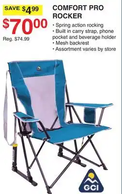 Dunham's Sports COMFORT PRO ROCKER offer