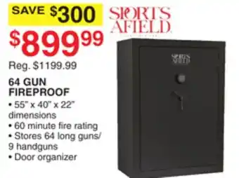 Dunham's Sports SPORTS AFIELD 64 GUN FIREPROOF offer