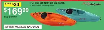 Dunham's Sports FIJI 8 SS SIT-IN OR SIT-ON KAYAK offer