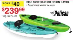 Dunham's Sports RISE 100X SIT-IN OR SIT-ON KAYAK offer