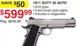 Dunham's Sports 1911 DUTY 45 AUTO offer