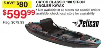 Dunham's Sports CATCH CLASSIC 100 SIT-ON ANGLER KAYAK offer