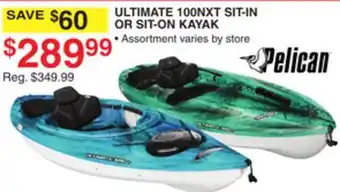 Dunham's Sports ULTIMATE 100NXT SIT-IN OR SIT-ON KAYAK offer