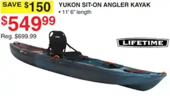 Dunham's Sports YUKON SIT-ON ANGLER KAYAK offer