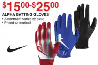 Dunham's Sports ALPHA BATTING GLOVES offer