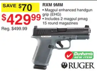 Dunham's Sports RXM 9MM offer