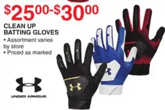 Dunham's Sports UNDER ARMOUR CLEAN UP BATTING GLOVES offer