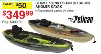 Dunham's Sports STRIKE 100NXT SIT-IN OR SIT-ON ANGLER KAYAK offer