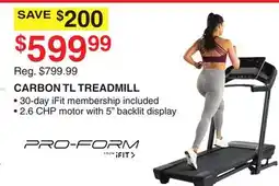 Dunham's Sports CARBON TL TREADMILL offer