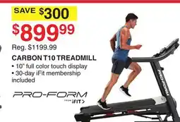 Dunham's Sports CARBON T10 TREADMILL offer