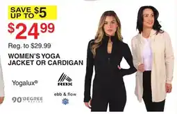 Dunham's Sports WOMEN'S YOGA JACKET OR CARDIGAN offer