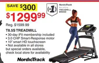 Dunham's Sports T8.5S TREADMILL offer