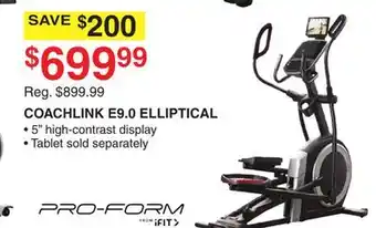 Dunham's Sports COACHLINK E9.0 ELLIPTICAL offer