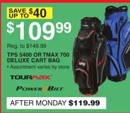 Dunham's Sports TPS 5400 OR TMAX 700 DELUXE CART BAG offer