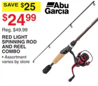 Dunham's Sports RED LIGHT SPINNING ROD AND REEL COMBO offer