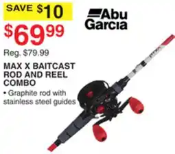 Dunham's Sports ABU GARCIA MAX X BAITCAST ROD AND REEL COMBO offer