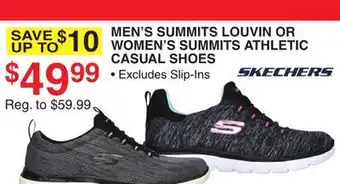 Dunham's Sports MEN'S SUMMITS LOUVIN OR WOMEN'S SUMMITS ATHLETIC CASUAL SHOES offer