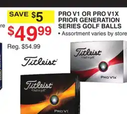 Dunham's Sports PRO V1 OR PRO V1X PRIOR GENERATION SERIES GOLF BALLS offer