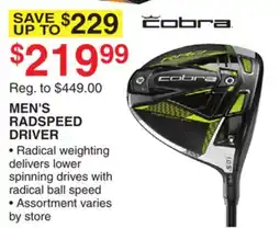 Dunham's Sports MEN'S RADSPEED DRIVER offer