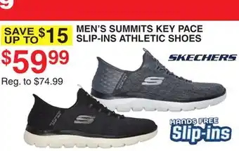 Dunham's Sports SKECHERS MEN'S SUMMITS KEY PACE SLIP-INS ATHLETIC SHOES offer