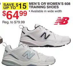 Dunham's Sports NEW BALANCE MEN'S OR WOMEN'S 608 TRAINING SHOES offer