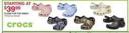 Dunham's Sports CLOGS FOR THE FAMILY offer