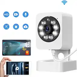 Walmart Smart Home Body Surveillance Camera 1080 HD Remote Voice Intercom Wireless Wifi Camera offer