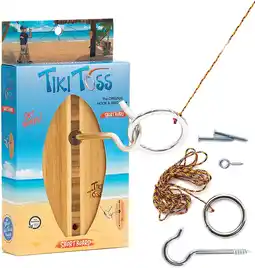 Walmart Mellow Militia Tiki Toss Hook and Ring Game 9 years and up offer