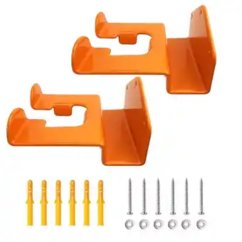 Walmart 2 Pack Weedeater Hanger for Garage Organization - Heavy Duty Wall /Lawn Mowers offer