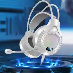 Walmart Headworn Computer Gaming Earphones, Wired Earphones, Illuminated 3.5mm+USB Powered Gaming Earphones offer