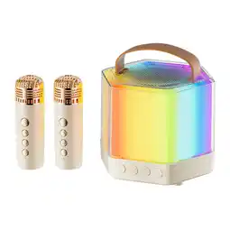 Walmart Microphone Microphone Audio Bluetooth Wireless Small Speaker Children's Family Karaoke offer