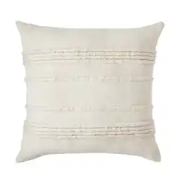 Walmart Better Homes & Gardens White Corded 20 x 20 Pillow by Dave & Jenny Marrs offer