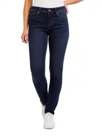 Walmart Jordache Women's Mid Rise Skinny Jeans, Available in 29 and 31 Inseams, Sizes 2-22 offer