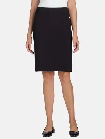 Walmart Time and Tru Women's Ponte Pencil Skirt, Sizes XS-XXXL offer