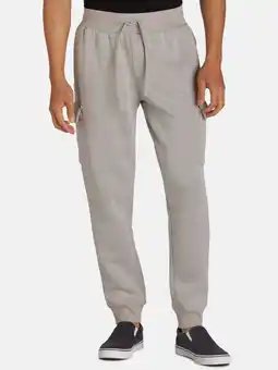 Walmart Athletic Works Men's and Big Men's Strata Fleece Cargo Joggers, Sizes S-3XL offer