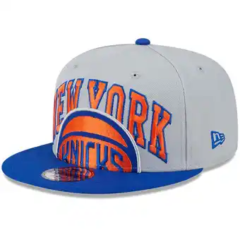 Walmart Men's New Era Gray/Blue New York Knicks Tip-Off Two-Tone 9FIFTY Snapback Hat offer