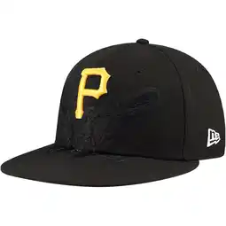 Walmart Men's New Era Black Pittsburgh Pirates Shadow Logo 59FIFTY Fitted Hat offer