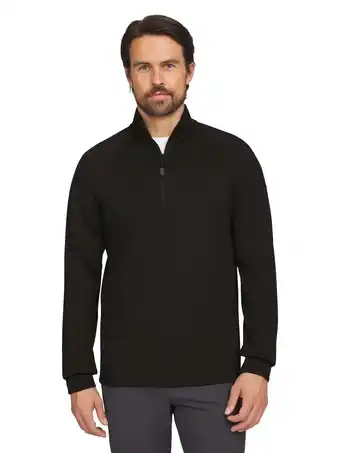 Walmart Chaps Golf Men's & Big Men's Jacquard Quarter Zip Sweater, Sizes S-5XL offer