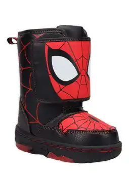 Walmart Spider-Man by Marvel Toddler Boys Winter Light-up Mid-Calf Boot, Sizes 6-11, Medium Width offer