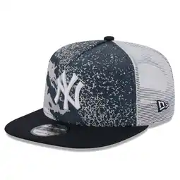 Walmart Men's New Era Navy New York Yankees Court Sport 9FIFTY Snapback Hat offer