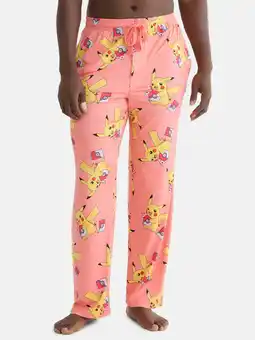 Walmart Pokemon Men's Valentine's Day Pajama Sleep Pants, Sizes S-2XL offer