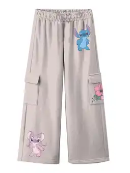 Walmart Tropical Stitch and Angel Girls Apparel, Graphic Cargo Pants, Sizes 4-16 (Girls & Big Girls) offer