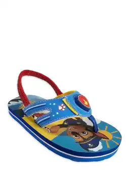 Walmart Paw Patrol Unisex Kids Lighted Strap Sandals, Medium Red, 5/6 offer