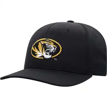 Walmart Men's Top of the World Black Missouri Tigers Reflex Logo Flex Hat offer