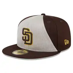 Walmart Men's New Era Brown San Diego Padres 2024 Batting Practice 59FIFTY Fitted Hat offer