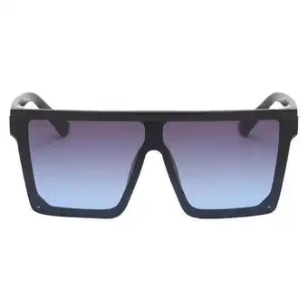 Walmart BLESIYA 2X Fashion Sunglasses for Men Women UV400 Black Frame Blue Lens 2 Pcs offer