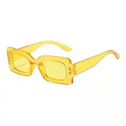 Walmart hengtong 2xDriving Glasses Traveling Travel Summer Rectangle Sunglasses for Women Men Yellow 2 Pcs offer